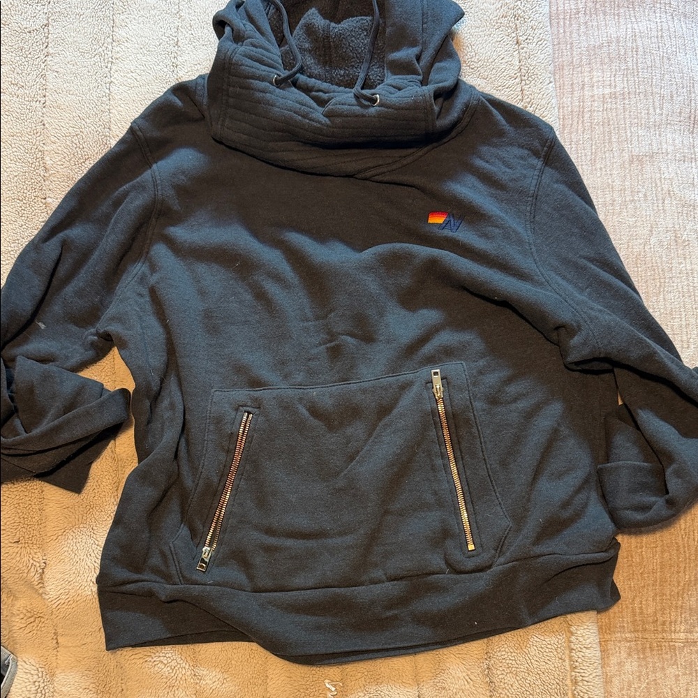 Aviator Nation Charcoal Hoodie